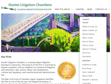 Tablet Screenshot of litigationchambers.com